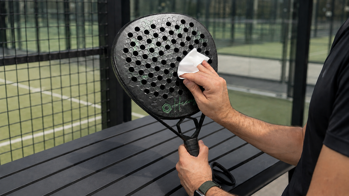 Comment entretenir une raquette de padel ?